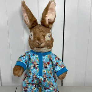 Build a Bear Peter Rabbit Bunny Plush 20" Tall w/ NEW Sleeper Pajamas